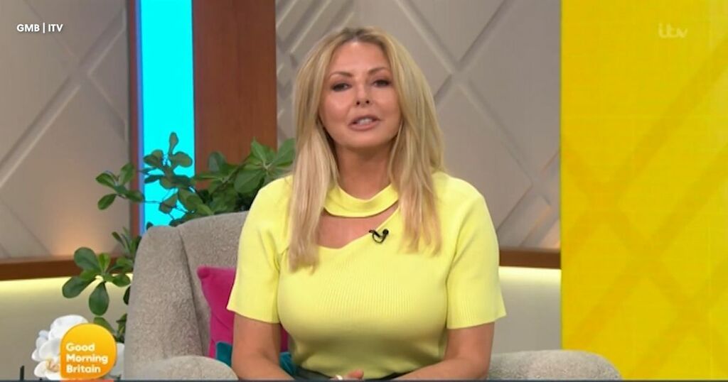 Carol Vorderman S Appearance On ITV Lorraine Distracts