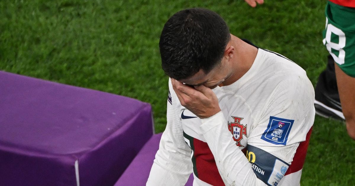 Cristiano Ronaldo Cries In Tunnel After Portugal Crash