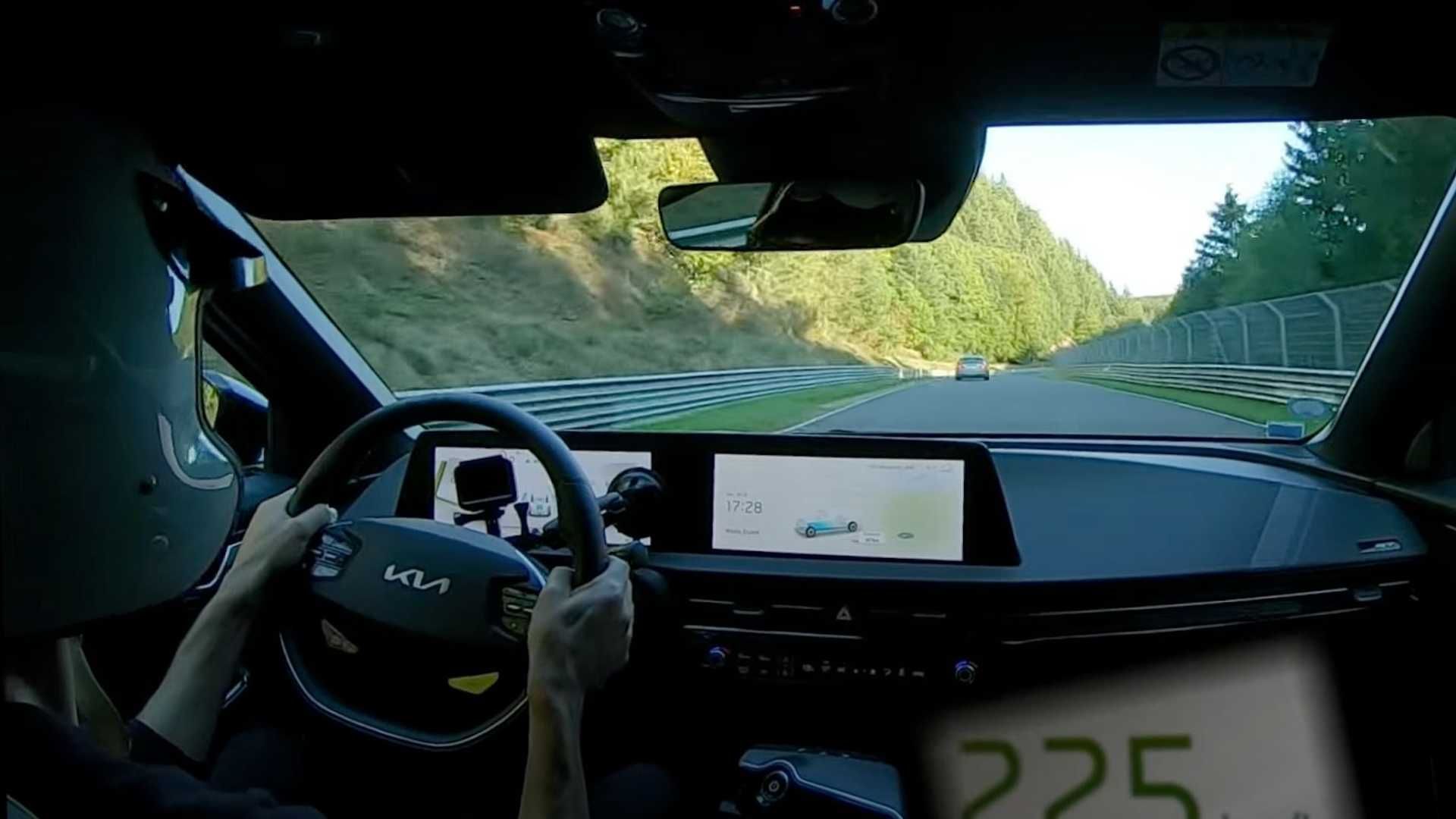 Kia EV6 GT Silently Sets Nurburgring Ablaze In Onboard