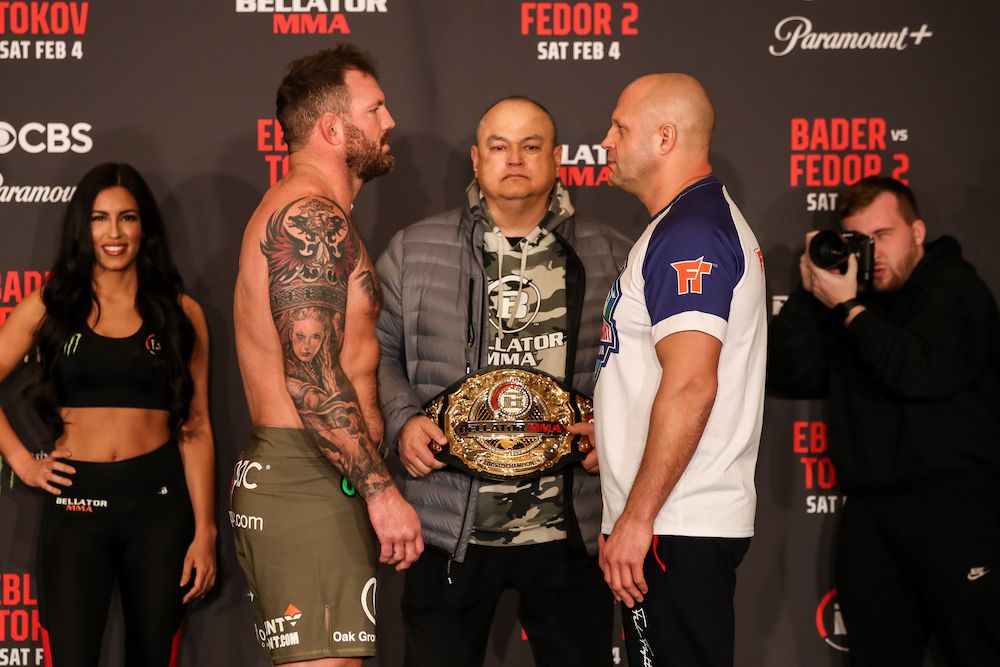 Bellator Ceremonial Weigh Ins Video Ryan Bader