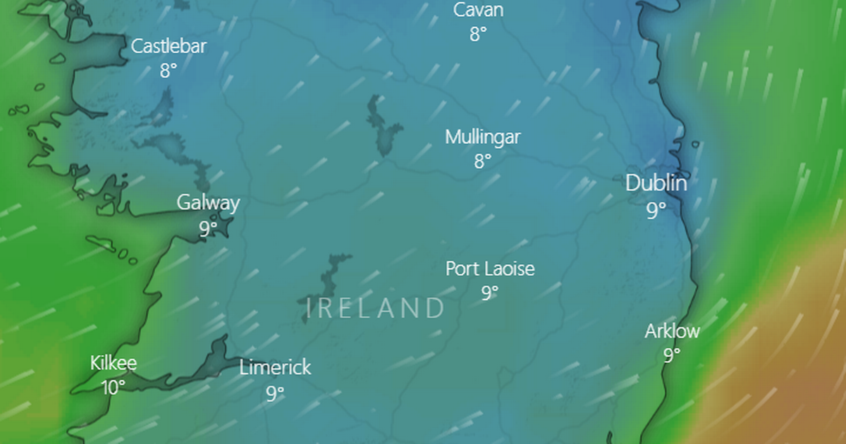 Dublin Weather Met Eireann S Blustery Forecast As