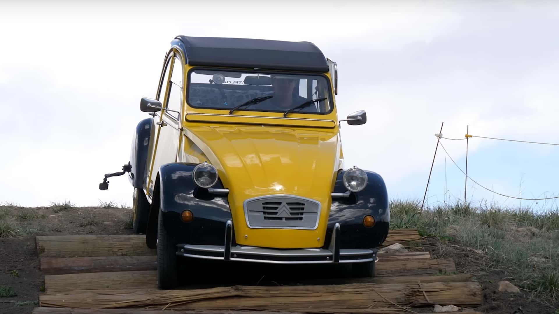 Watch Citroen Cv Finish An Off Road Course With