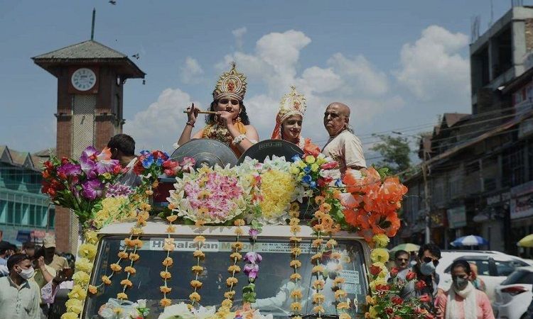 J K Kashmiri Pandits Celebrate Janmashtami With