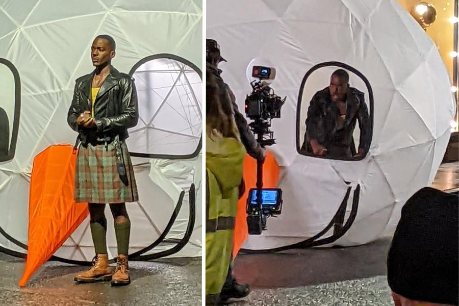 Footage Shows Ncuti Gatwa Filming Doctor Who In A Kilt