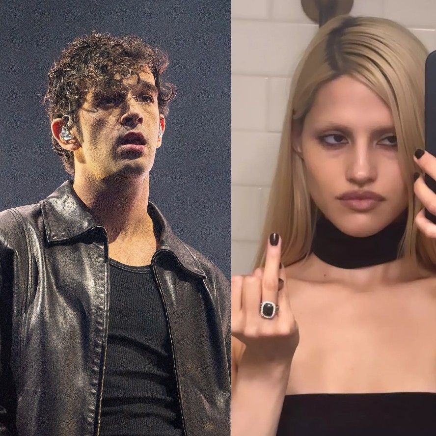 The 1975s Matty Healy And Model Gabbriette Bechtel