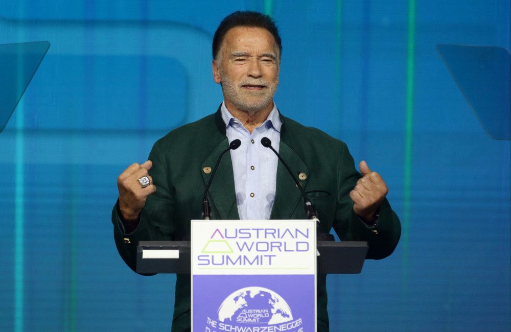 Arnold Schwarzenegger Teases Son Patrick Over Nude