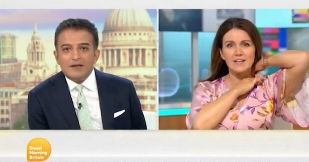 Gmb S Susanna Reid Suffers Awkward Wardrobe