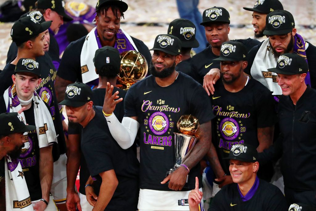 Los Angeles Lakers Junk Food 2020 Nba Finals Champions Mickey Trophy shirt