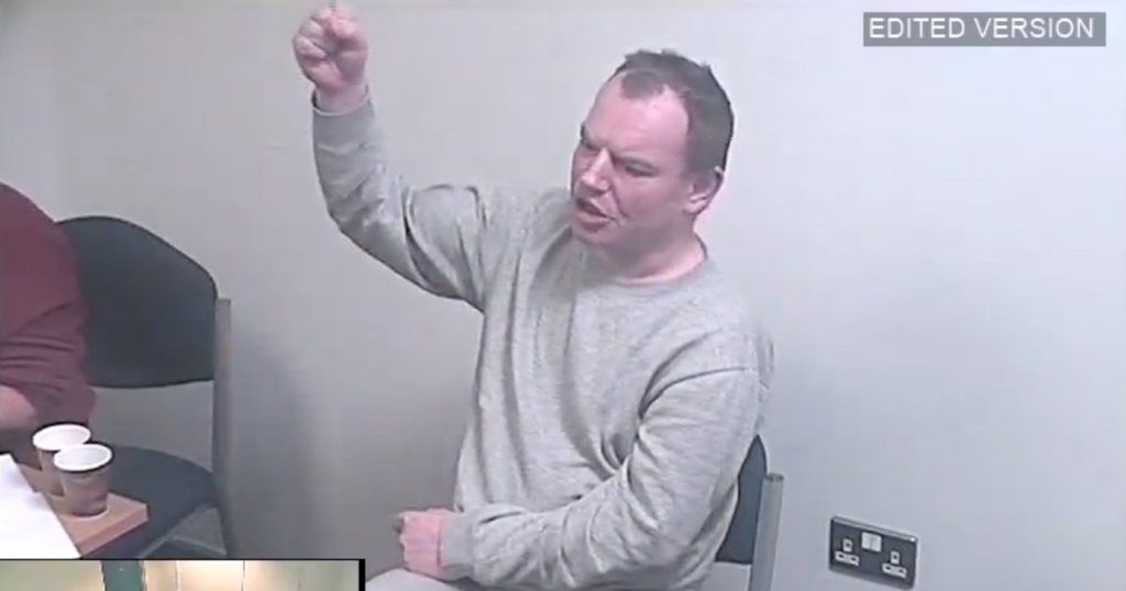 Chilling police interview footage shows wheelie bin…