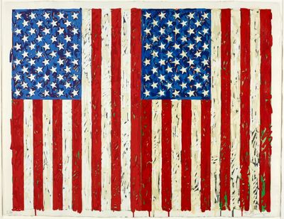 Jasper Johns' Flags I is the perfect image to wave in Trump's face
