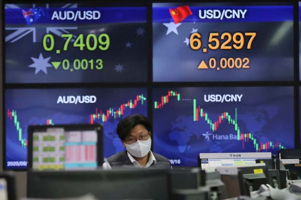 Asian stocks follow Wall Street lower amid virus worries