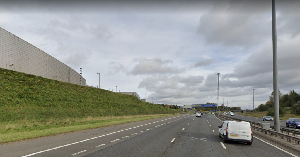 Glasgow Fort M8 crash: entry slip road blocked after…