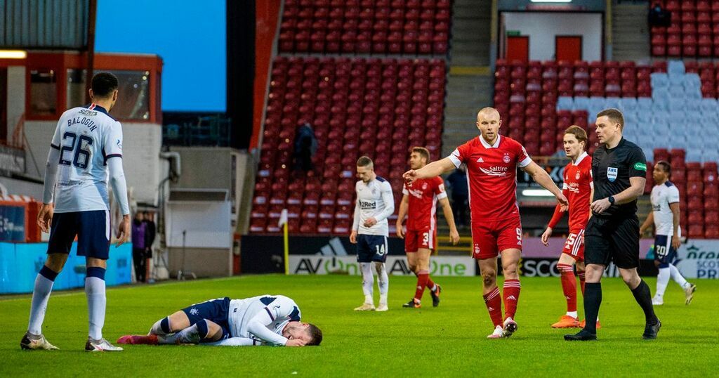 Angry Rangers Angry Rangers reaction to Curtis Main horror tackle on…
