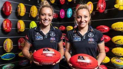 AFLW twin sisters Jess and Sarah Hosking take sibling rivalry to another level as Carlton is set to play Richmond