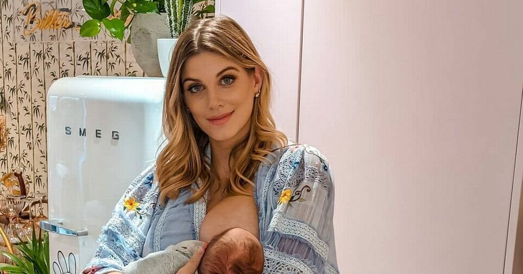 Ashley James shares breastfeeding snaps and says 'stop judging women with  big boobs