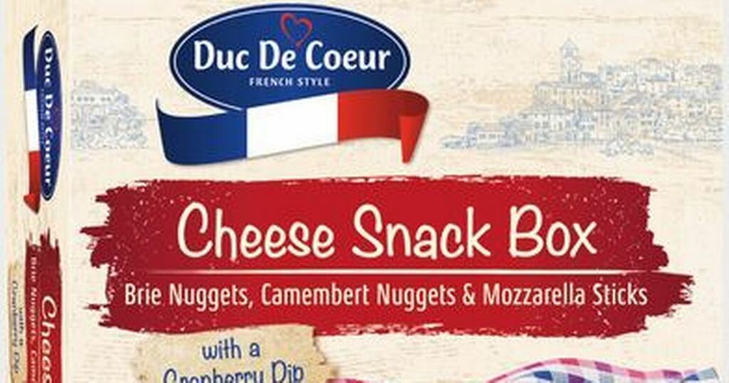 Lidl launches breaded cheese snack box in French range