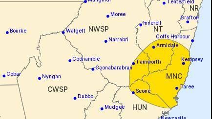 Severe storm moves further north