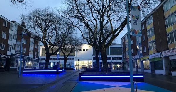 Council revamps city centre with LED display in bid for post-lockdown recovery