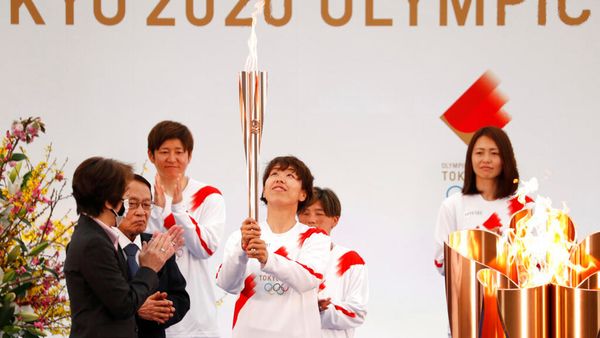 Torch relay starts in Fukushima to launch four-month countdown to Tokyo Games