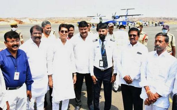 Son of the soil pilots the first flight to Kurnool