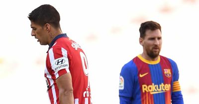 Lionel Messi and Luis Suarez reunion hands Real Madrid advantage in La Liga title battle