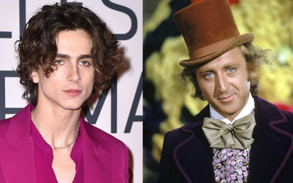 Timothée Chalamet as Willy Wonka, Henry Cavill in…