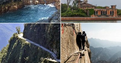 World’s most terrifying tourist hotspots - Death Road, Snake Island and 'Queen's Bath'