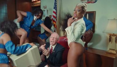 Megan Thee Stallion terrorizes a conservative senator in the 'Thot Shit' video