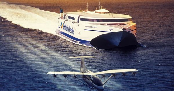 Sea-skimming 'flying ferries' could slash journey times for cross-Channel sailings