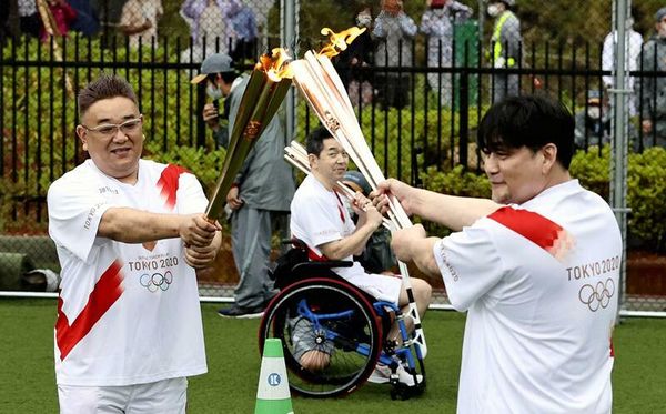 Olympic torch relay nears end of tough road in Japan