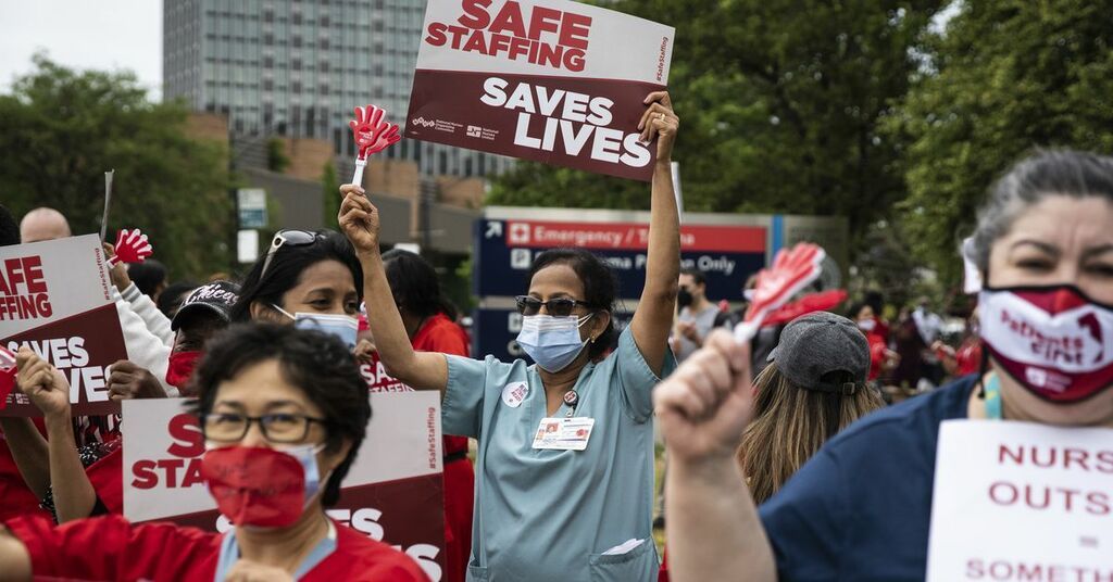 Cook County Health nurses go on one-day strike