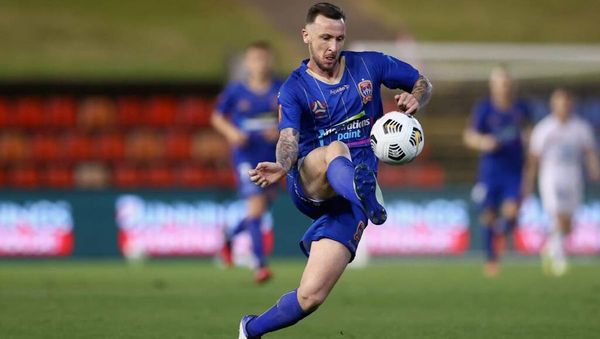 Roy O'Donovan vows to play on after being released by the Newcastle Jets
