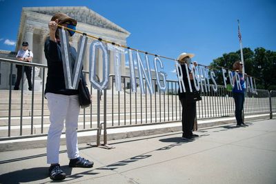 The Biden administration is suing Georgia over its new voter suppression law