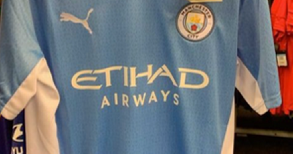 Man City leaked new home kit for 2021/22 spotted in…