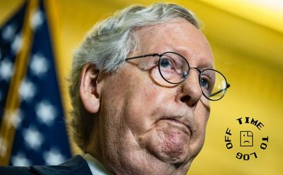 Mitch McConnell is very sorry that his constituents are getting money now