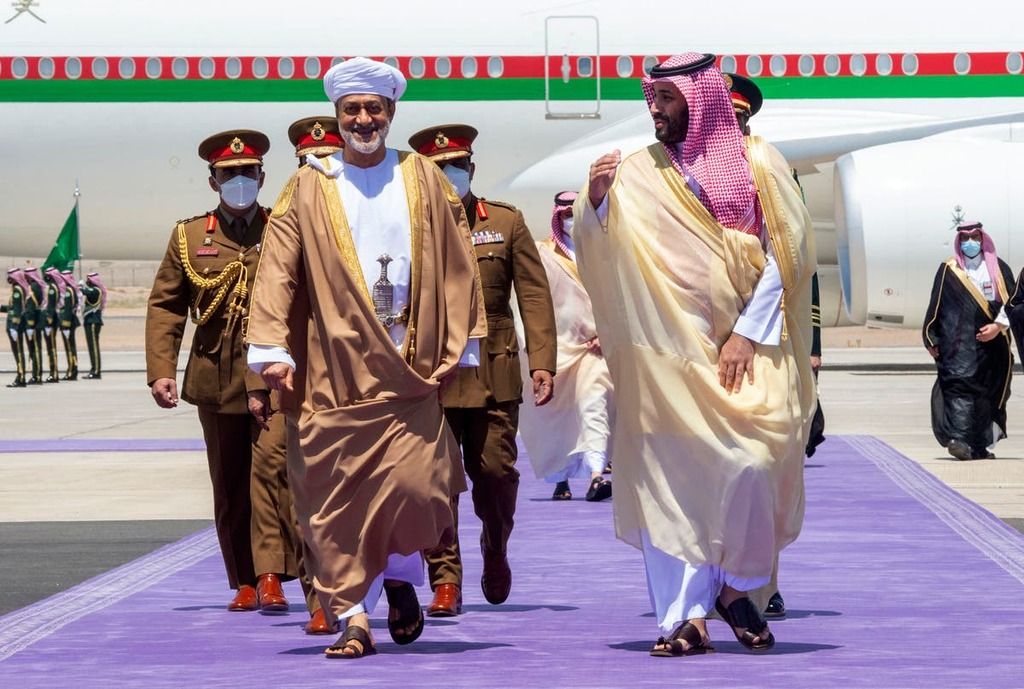 Oman's sultan arrives in Saudi Arabia on first foreign…