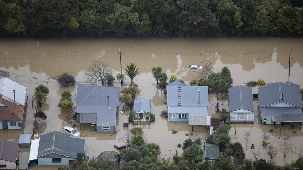 Extent of New Zealand flooding revealed in aerial…