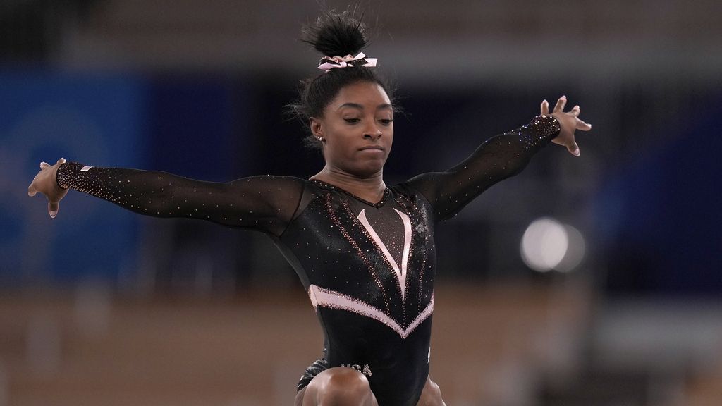 Watch Simone Biles absolutely nail her Olympic floor…