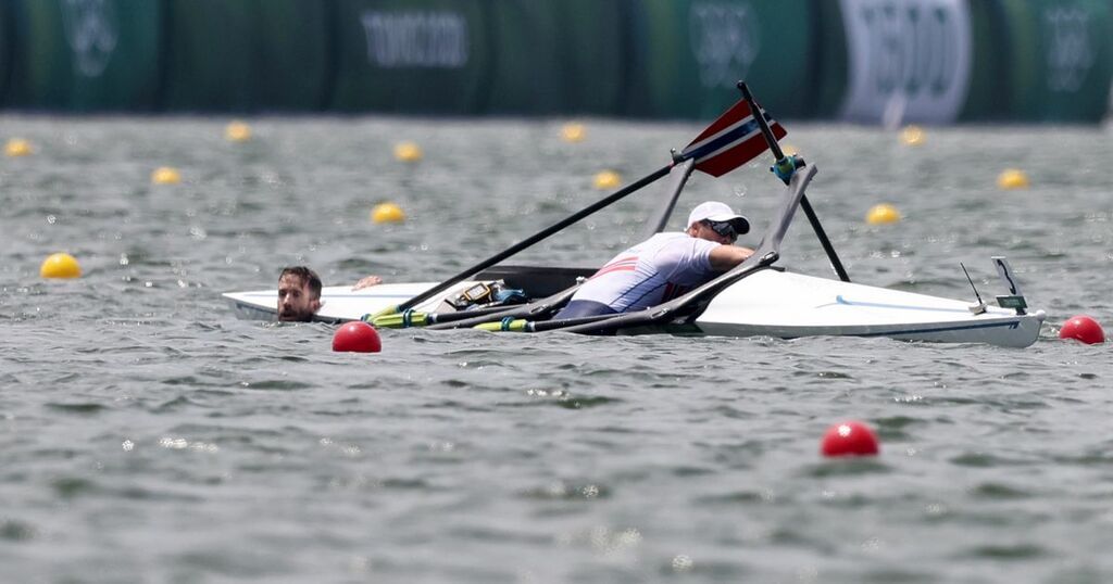 Norwegian rowing duo see Olympic medal hopes dashed as…