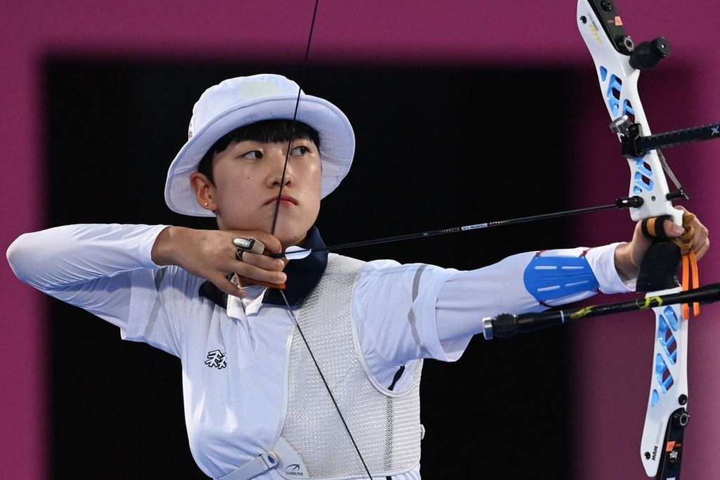 South Korean Olympic archer An San receives support…