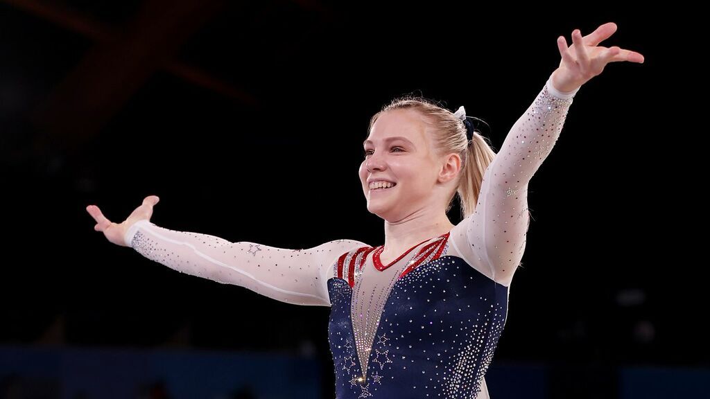 U.S. gymnast Jade Carey wins Olympic gold in floor…