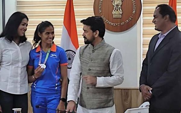 World Junior championship medallists felicitated