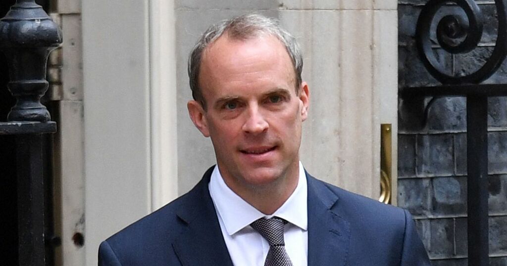 When the sea was closed did it leave Dominic Raab