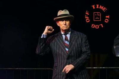 Insurrection enthusiast and acid trip 'Batman' villain Roger Stone got served court papers on live radio