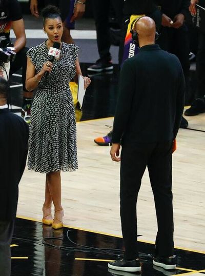 Malika Andrews isn’t just a Band-Aid for ESPN. She’s brilliant in her own right