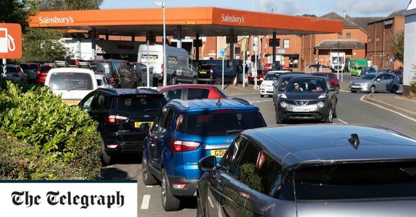 Queues form at petrol stations as drivers urged not to panic buy