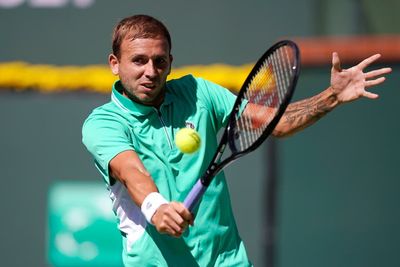 Dan Evans suffers defeat to Diego Schwartzman at BNP Paribas Open