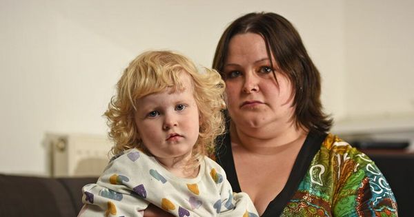 Mum who has boobs so big she can't breastfeed her…