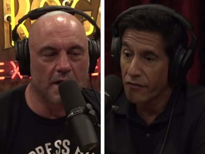 Joe Rogan called out by CNN doctor for saying ‘masks are for b****es’ but selling branded ones to fans