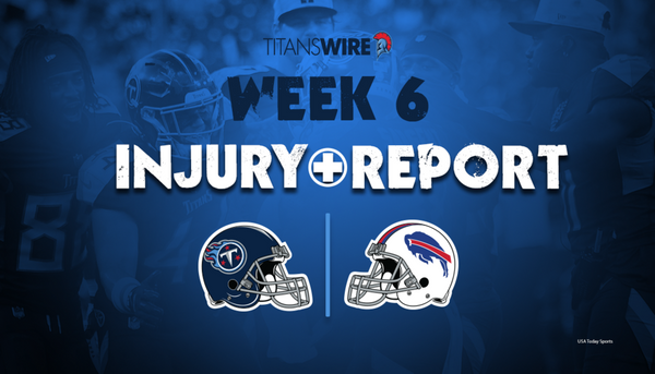 Buffalo Bills vs. Tennessee Titans final Week 6 injury…